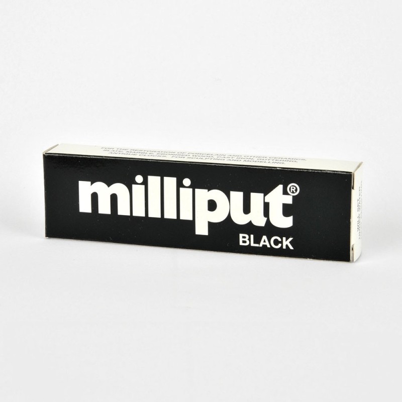 Milliput Black Epoxy Putty Box of 10