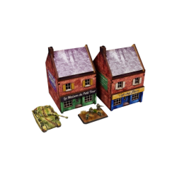 WW2 Normandy Cafe PREPAINTED 15mm