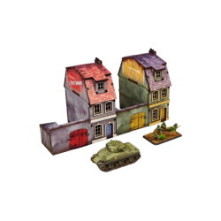 WW2 Normandy Townhouse 1 PREPAINTED 15mm