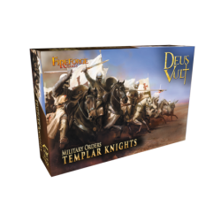Templar Knights Cavalry (12 Mounted Plastic Figures)