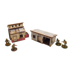 WW2 Normandy Small Sheds w....