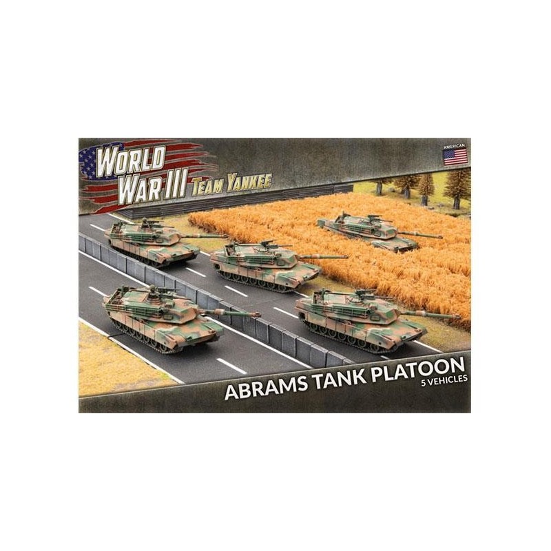 M1A1 Abrams Tank Platoon (x5 Plastic)  -- Preorder --