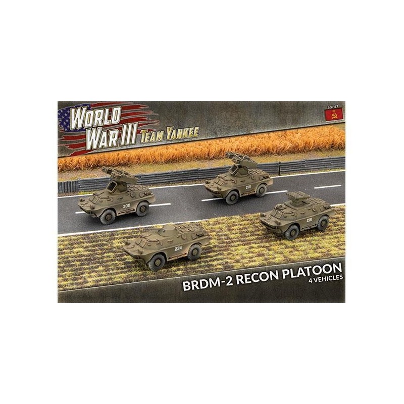 BRDM-2 Recon Platoon (x4 Plastic)  -- Preorder --