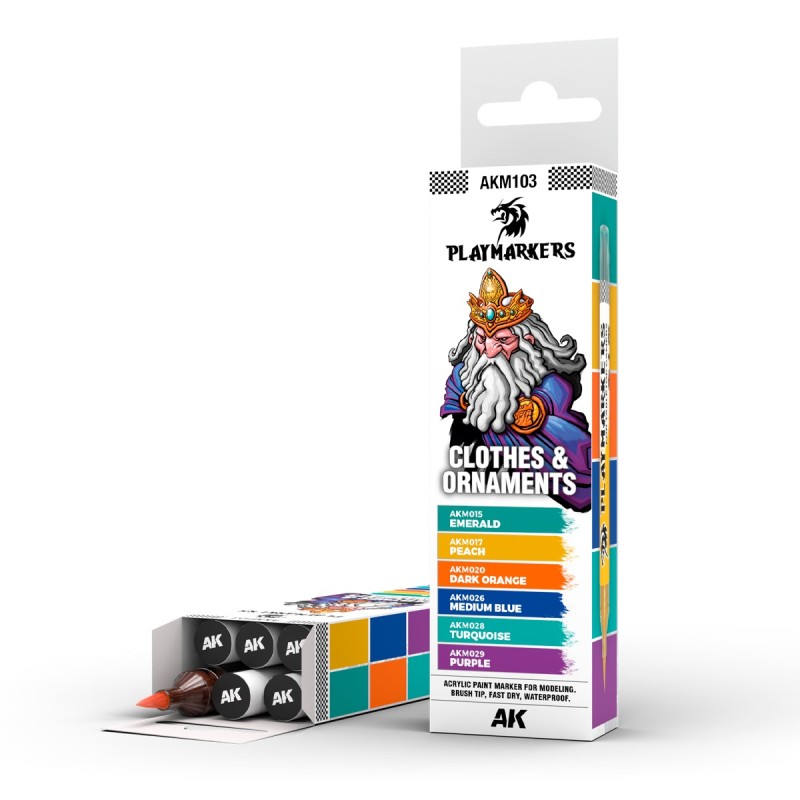 Playmarkers Set - Clothes & Ornaments