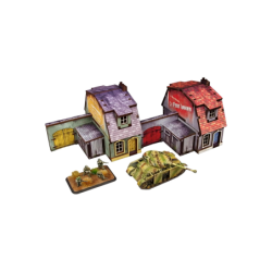 WW2 Normandy Townhouse 1  (Prepintado) 15mm