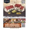 WW2 Normandy Homestead w. Stable  (Prepintado) 15mm