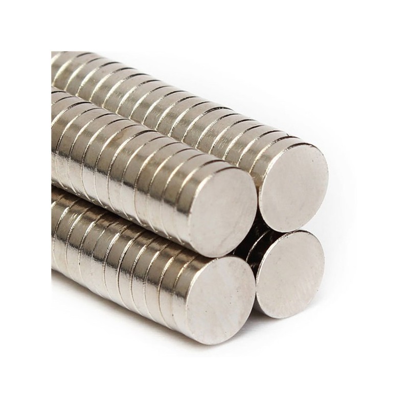 Pack of 200 Neodymium magnets N40 - 5x2mm - Without packaging