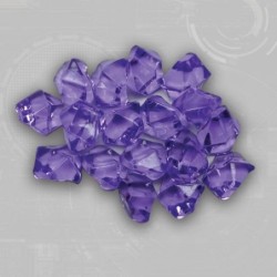 Purple Gem Acrylic Tokens (50)