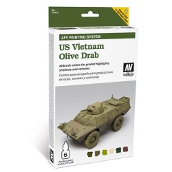 Set US Vietnan Olive Drab (6)