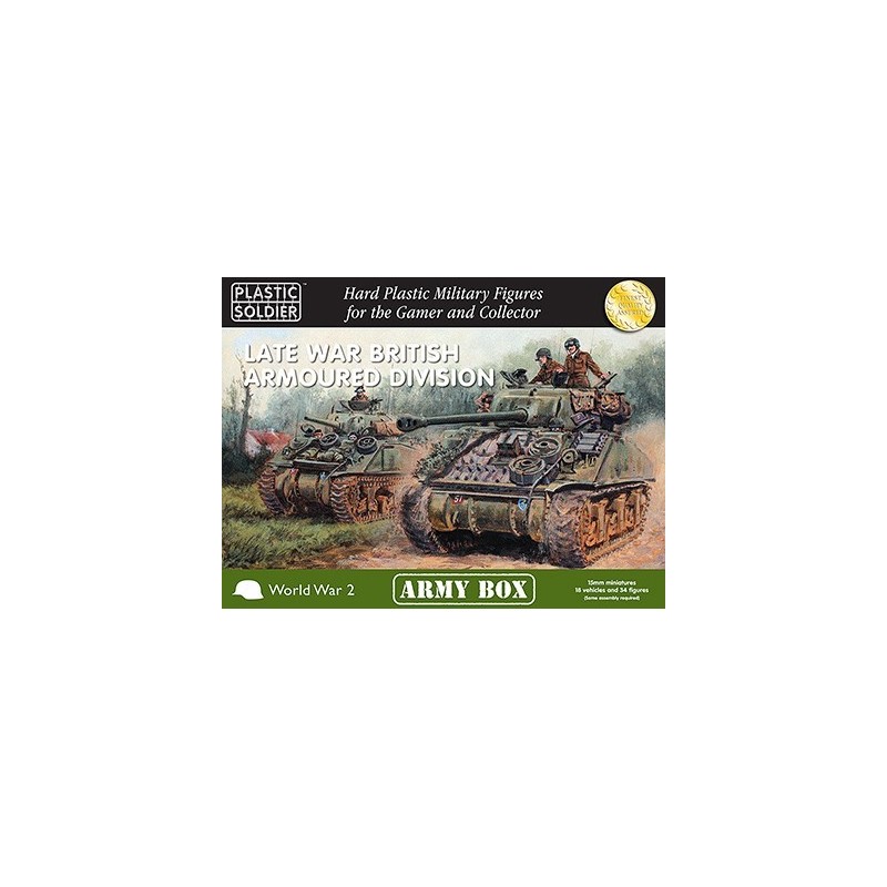 15mm Army Box British Late War Armoured Division