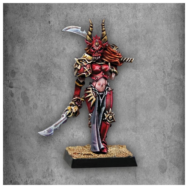 Lady of Wrath with Paired Weapons